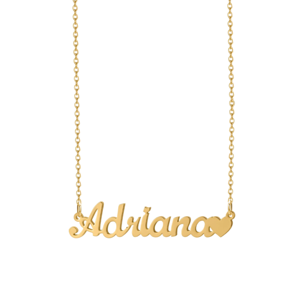 Name Heart Necklace